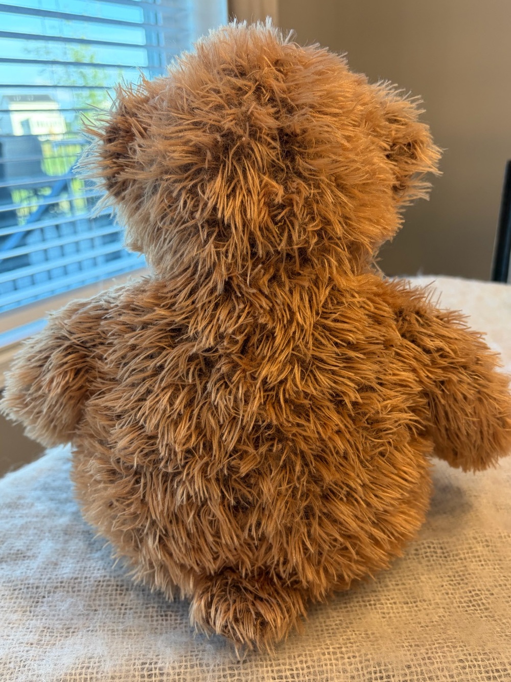 MacKenzie Childs Mac the Teddy Bear courtly check trim 17” - Picture 3 of 9